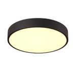 7756/36L MITRA LED SN 097 Светильник металл/акрил/черный LED 30Вт+6Вт(подсветка) 3000K D400 IP20 QUASAR