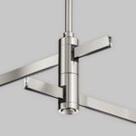 Крепление потолочное Long двойное 700мм Flarity платина, TRA159C-D1-PT. TM Maytoni