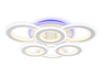 Потолочный светодиодный светильник с пультом FA8805 WH белый 174W 550*550*130 (ПДУ РАДИО 2.4)