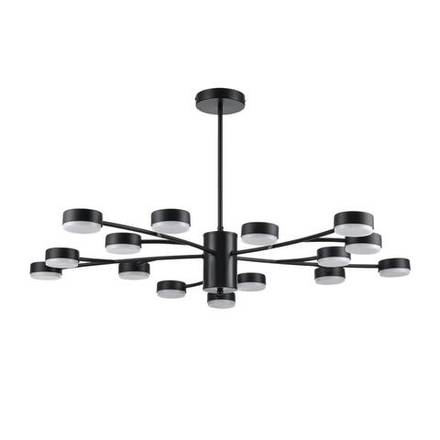 8117/15 COMFI LN26 235 черный, металл Люстра LED GX53 15*7W 220V TORINA