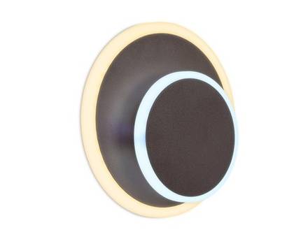 Настенный светодиодный светильник FW107 CF кофе LED 3000K/6400K 15W 240*190*50