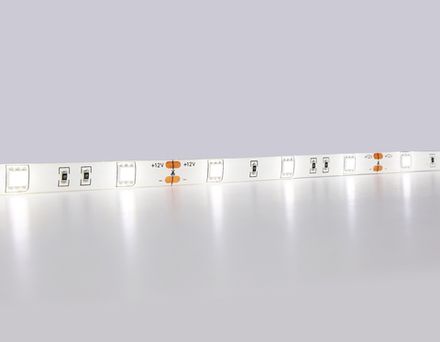 Светодиодная лента GS1902 5050 30Led/ 7.2W m/ 12V IP65 4500K/ 5000*10*2.87mm/ кратность резки 100mm (2 конт.)