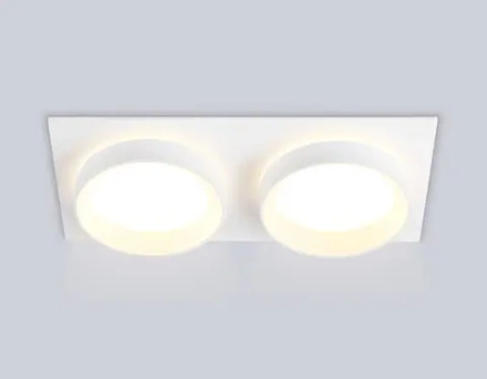 Светильник встраиваемый TN6711/2 WH белый IP44 GX53/2 max 15W 210*105*45
