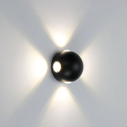Фасадный светильник Arte Lamp CONRAD A1545AL-4BK, 4хLED