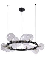 Люстра Crystal Lux AGATA SP15 V2 BLACK/TRANSPARENTE 0032/315