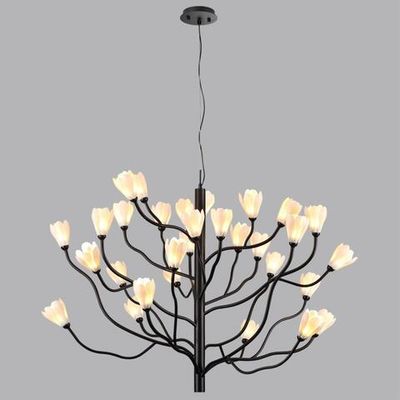 5090/30 MODERN ODL25 553 черный матовый/белый/фарфор Люстра G4 LED 30*5W GARDI