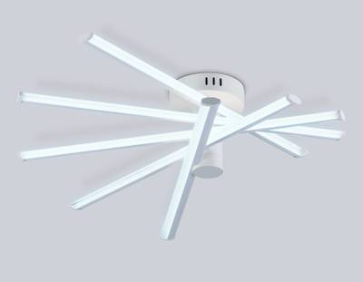 Светильник светодиодный потолочный FL6221 WH белый 70W 3000K-6400K 605*605*170 (ПДУ ИК)