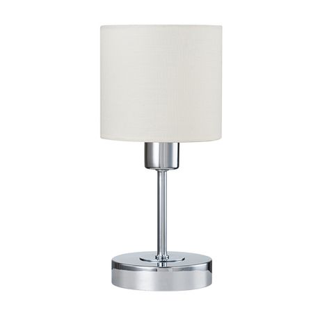Настольный светильник Escada 1109/1 E14*40W Chrome/Beige