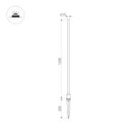 Светильник KT-CHAMPAGNE-L1200-3W Warm3000 (DG, 180 deg, 24V) (Arlight, IP65 Металл, 3 года)