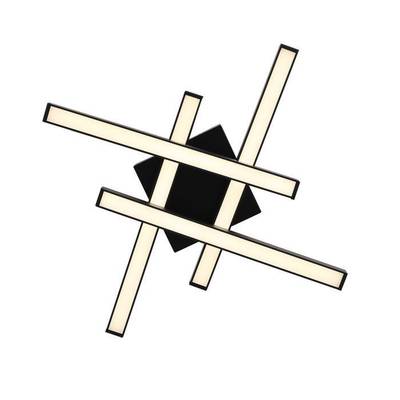 SL933.402.04 Люстра потолочная ST-Luce Черный/Черный, Белый LED 1*22W 3000K/4000K/6000K