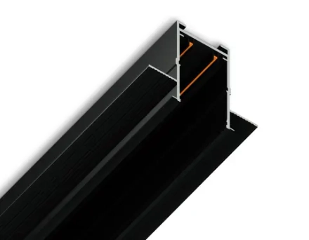 Шинопровод встраиваемый под ГКЛ 12,6мм Magnetic 220V GL1010 BK черный IP20 2000*62.5*56 (заглушки в комплекте)