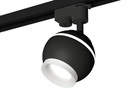 Комплект трекового светильника XT1102071 SBK/FR черный песок/белый матовый MR16 GU5.3 LED 3W 4200K (A2521, C1102, N7165)