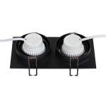 Точечный встраиваемый светильник Arte Lamp TARF A2168PL-2BK, 2хGU10