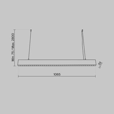 Подвесной светильник Points 4000K 1x40Вт 25°, P050PL-L40W4K. TM Maytoni