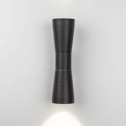 Tube double черный уличный настенный светодиодный светильник 1502 TECHNO LED