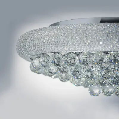 704214 Люстра потолочная MONILE 21х40W E14 ХРОМ Lightstar