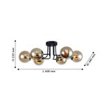 Потолочный светильник Modestus 2344-6U, 6*E14*40W. ТМ F-Promo