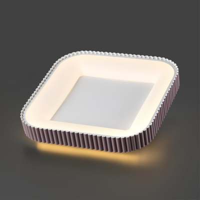 7770/56L AVRA LED SN 578 Светильник металл/белый/мокко LED (56Вт+14Вт) 3000-6000K 500х500 IP43 пульт ДУ+подсветка SHARMEL