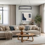 8103/38L LEDIO LN26 260 черный, металл Люстра подвесная LED 38W  3000/4000/6000К 220V FELISITI