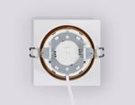 Светильник встраиваемый TN52338 SWH/SGD белый песок/золото песок GX53 max 12W 115*115*25
