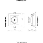 Карданный светильник Arte Lamp GRADO A2705PL-1WH, LED