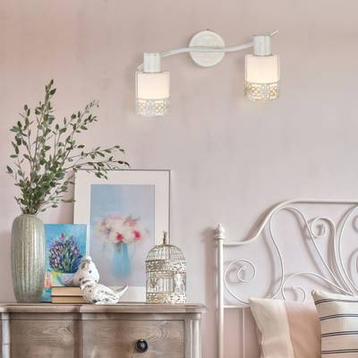 Спот с поворотными плафонами 20025/2 белый с золотом