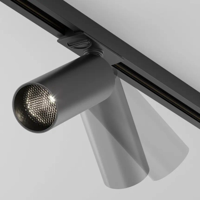 Трековый светильник Фокус / Focus LED Unity 4000K 12Вт 50° Dim Triac, TR021-1-12B4K-W-D-B. TM Maytoni