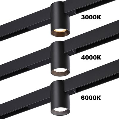 359955 PORT черный Трековый светодиодный светильник диммир. со сменой цв.температуры, пульт ДУ/Tuya Smart Life LED 10W 90-240V VECTOR