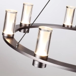 7143/70L HIGHTECH ODL26 513 светильник темный никель/акрилл/металл IP20 LED 60W 3830Лм 3000K 180° 220V DEFANCE