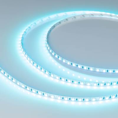 Светодиодная лента RT-G120-5mm 24V RGB (7.5 W/m, IP20, 3838, 5m) (Arlight, узкая)