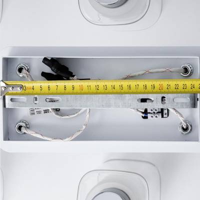 Citilux Румба CL159260 Люстра потолочная Белая Хром