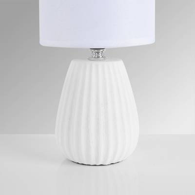 8159/1T COUNTY LN25 000 белый, керамика/текстиль Настольная лампа E14 1*40W 220V ASELA