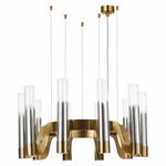 SL1235.303.10 Люстра подвесная ST-Luce Латунь/Хром, Прозрачный E14 10*40W