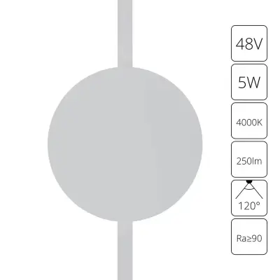 Магнитный трековый светильник Arte Lamp RAPID A6163PL-1WH, 1хLED