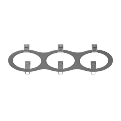 217939 Рамка INTERO 111 Triple ROUND СЕРЫЙ Lightstar