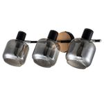 Спот Escada 10177/3A E14*40W Black/Chrome/Wood