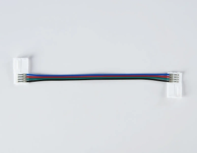 Соединитель гибкий двухсторонний для светодиодной ленты 5050 12/24V (4 конт.) 150 мм GS7751 (5шт)