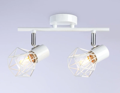 Накладной светильник TR8628/2 WH/CH белый/хром E27*2 max 40W 260*91*175
