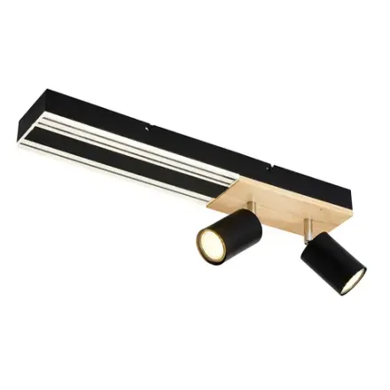 Потолочный светильник Olika 4437-2C, 2*GU10*50W+ LED*8W, 800LM, 4000K. ТМ F-Promo