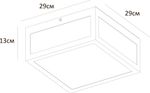 Уличный потолочный светильник Arte Lamp BELFAST A4569PF-2BK, 2хE27