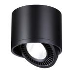 358814 OVER NT21 219 черный Светильник накладной светодиодный IP20 LED 18W 1600Лм 4000K 220V GESSO