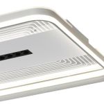7664/110LS MITRA LED SN Светильник пластик/белый LED 110Вт 3000-4000-6000K 480х480 IP20 пульт ДУ SOLAR