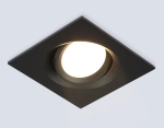 Светильник встраиваемый TN1144 BK черный IP44 GU5.3 95*95*38