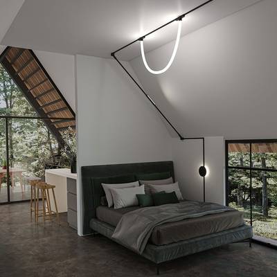 Магнитный трековый светильник Arte Lamp RAPID A6167PL-1BK, 1хLED