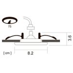 Точечный встраиваемый светильник Arte Lamp AQUA A5440PL-1WH, 1хGU10