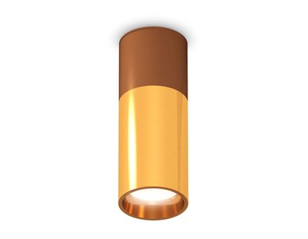 Комплект накладного светильника XS6327060 PYG/SCF золото желтое полированное/кофе песок MR16 GU5.3 (C6304, C6327, A2010, N6113)
