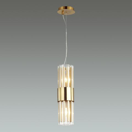 4786/2 HALL ODL21 420 золото/металл/стекло Подвес E14 2*40W VIKETA