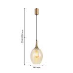 Подвес Dubbel 4360-1P, 1*E27*40W. ТМ F-Promo