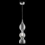 Светильник подвесной Crystal Lux IRIS SP1 B TRANSPARENT 2075/201