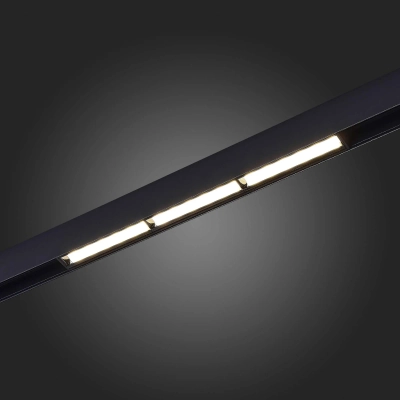 ST804.446.18 Магнитный трековый светильник Черный LED 1*18W 4000K 1 100Lm Ra>90 120° IP20 L330xW22xH46 48VV